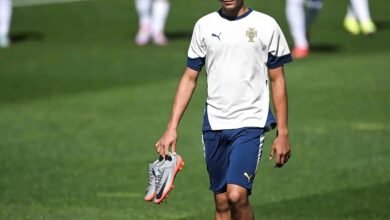 نجل رونالدو في تدريبات ريال مدريد